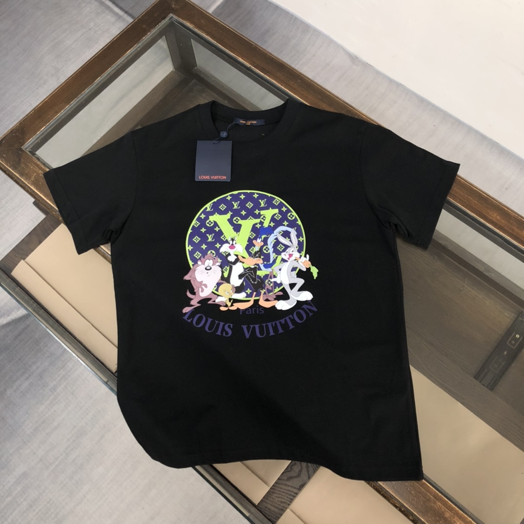 【LOUIS VUITTON】ルイヴィトン 半袖Tシャツ 男女兼用、ご好評に付き再入荷！