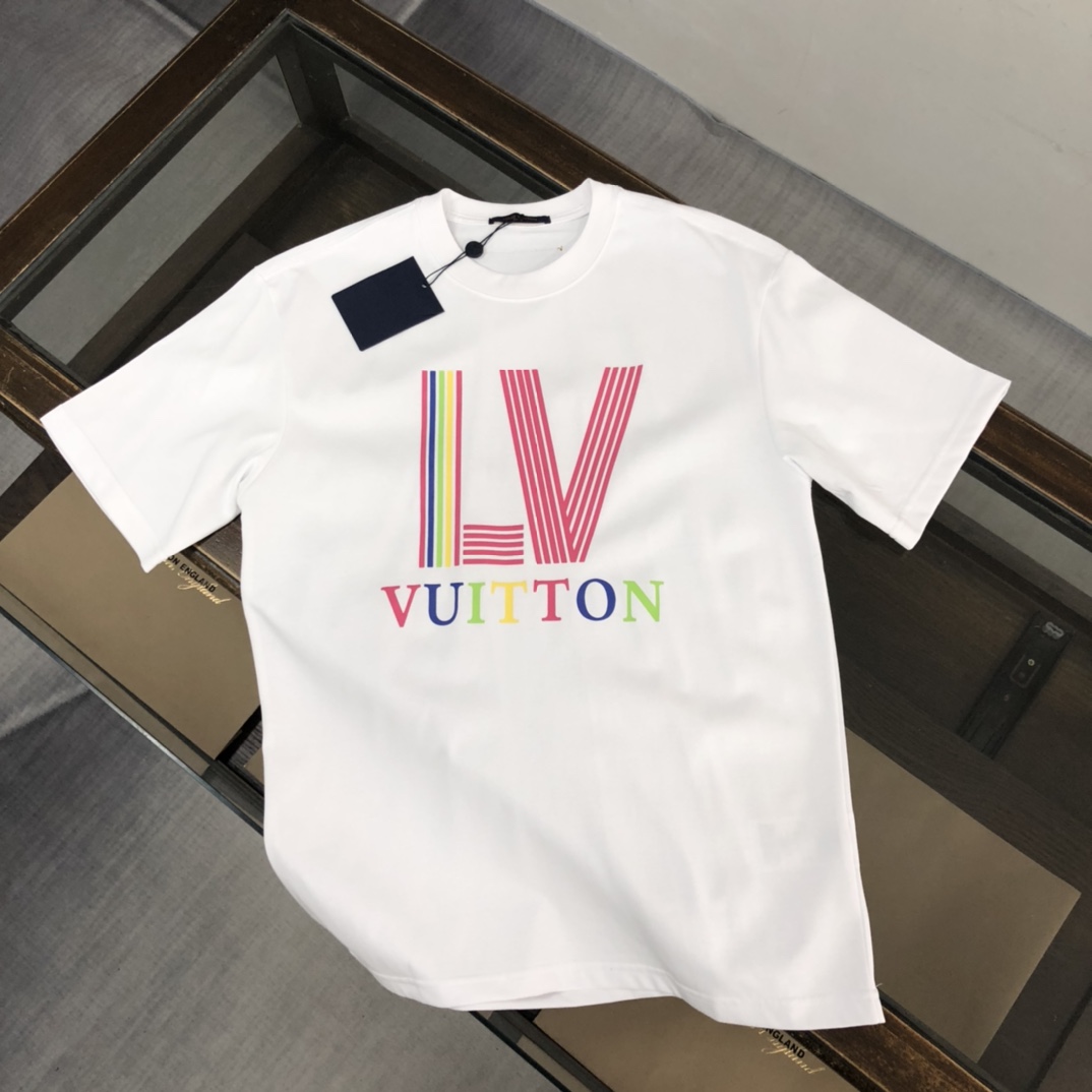 【LOUIS VUITTON】ルイヴィトン 半袖Tシャツ 男女兼用、ご好評に付き再入荷！