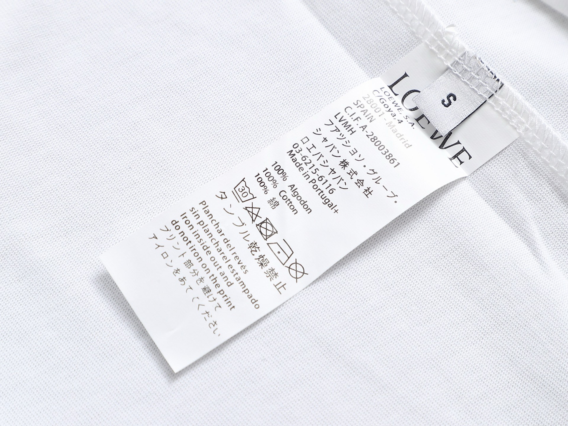 【LOEWE 公式旗艦店】（ロエベ）半袖Tシャツ、ご好評に付き再入荷！