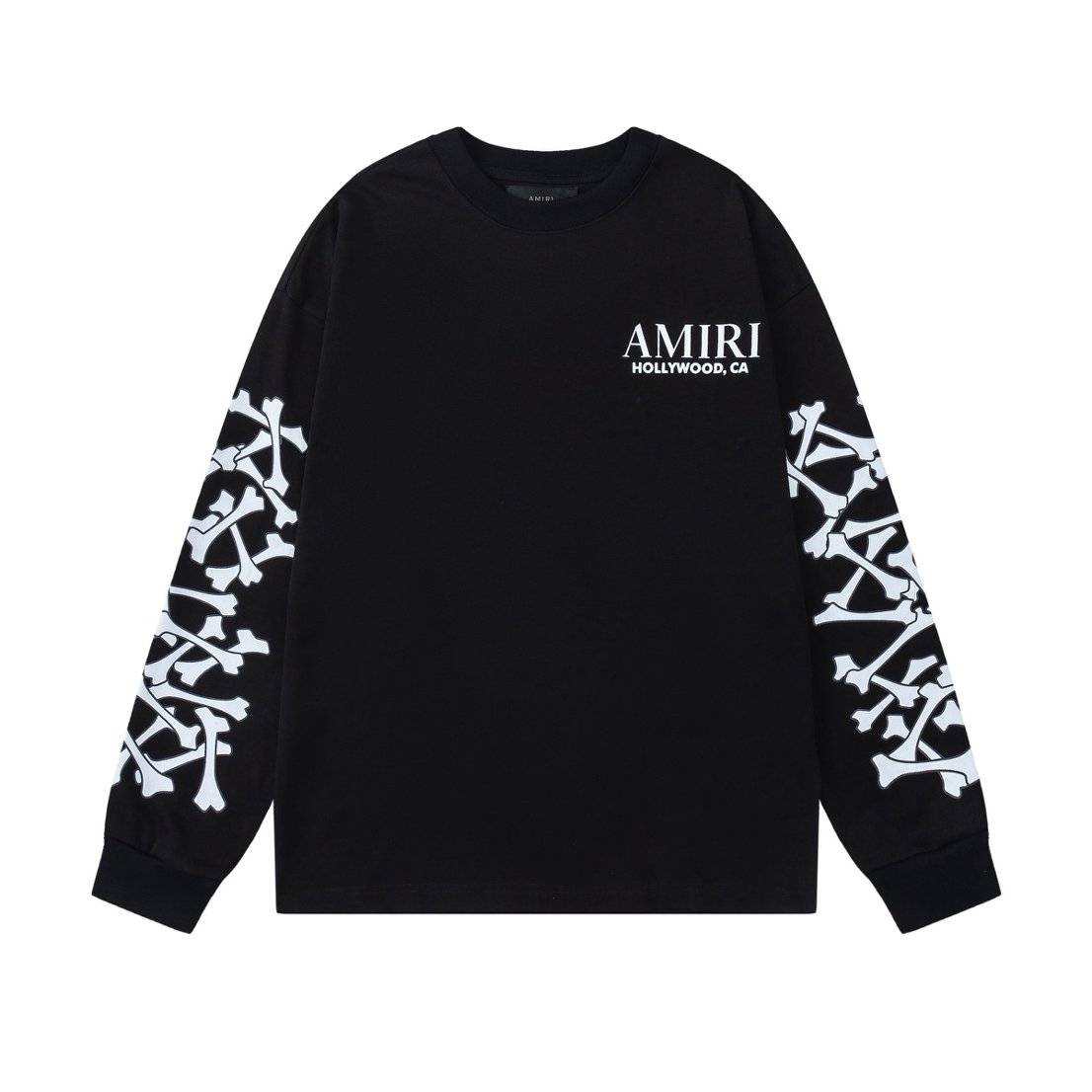 【AMIRI】丸首長袖 T シャツ