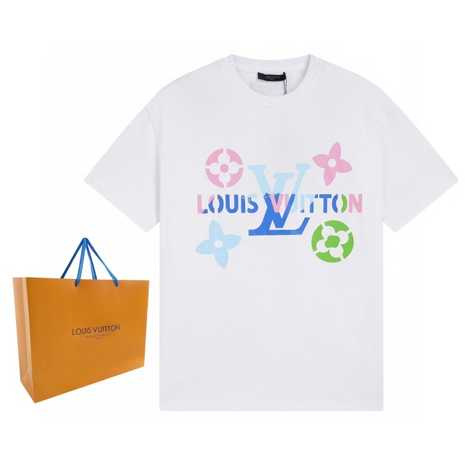 【LOUIS VUITTON】ルイヴィトン 半袖Tシャツ 男女兼用、ご好評に付き再入荷！