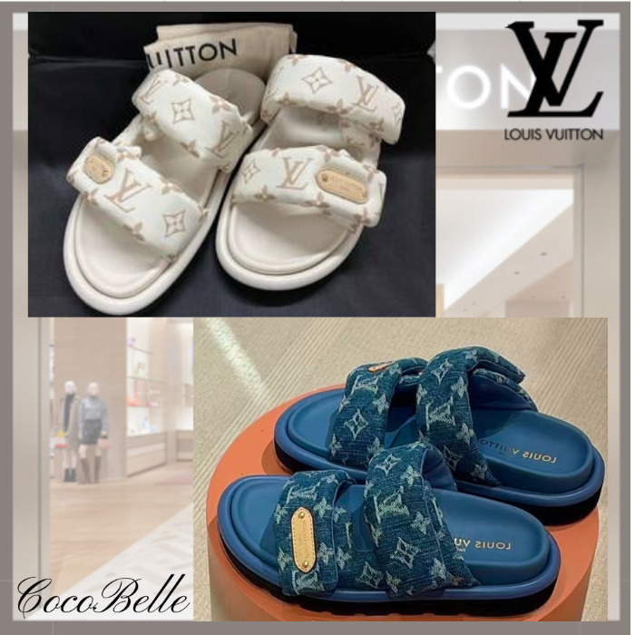 軽やかで楽しい夏に☆【LOUIS VUITTON】プールピロー ミュール