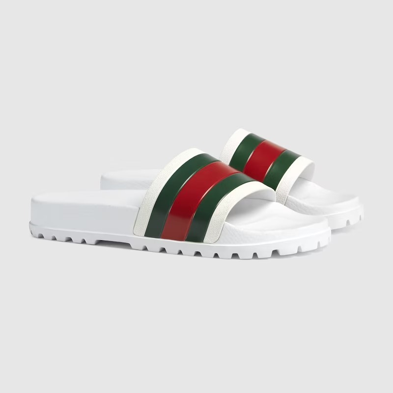 **GUCCI**　ラバーメンズ スライドサンダル