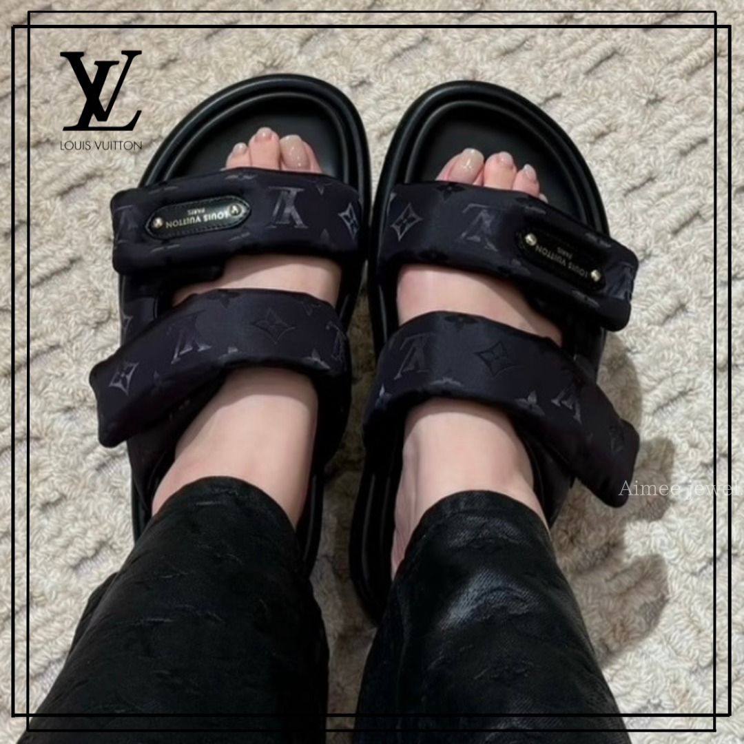 *人気【Louis Vuitton】コンフォート フラットミュール サンダル