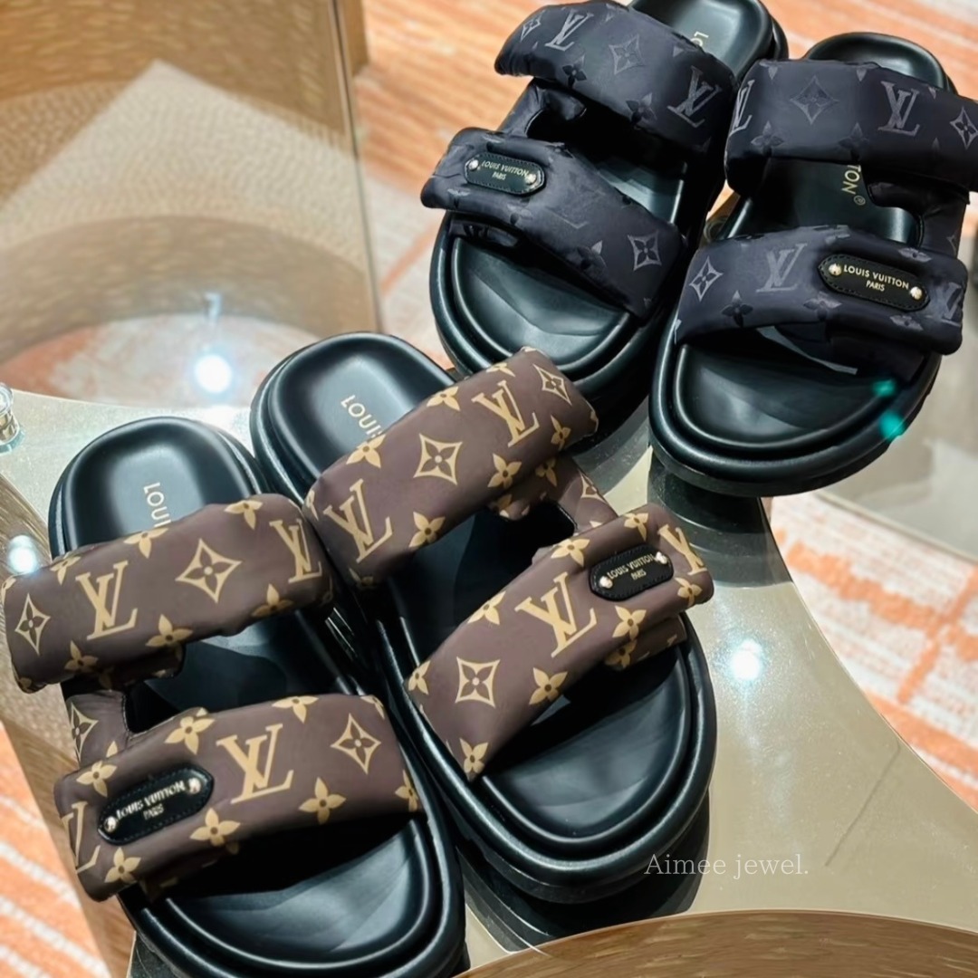 *人気【Louis Vuitton】コンフォート フラットミュール サンダル