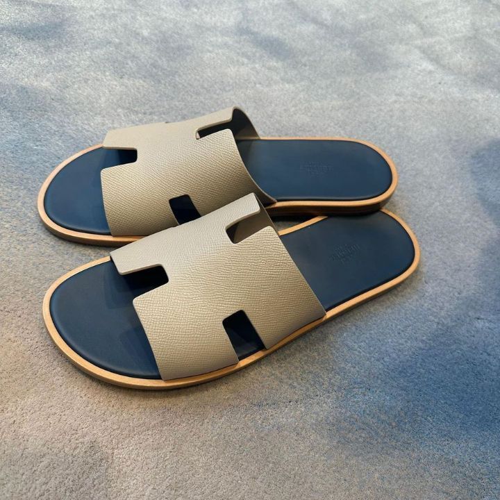 爽やか★メンズ レザーサンダル【HERMES】Izmir sandal