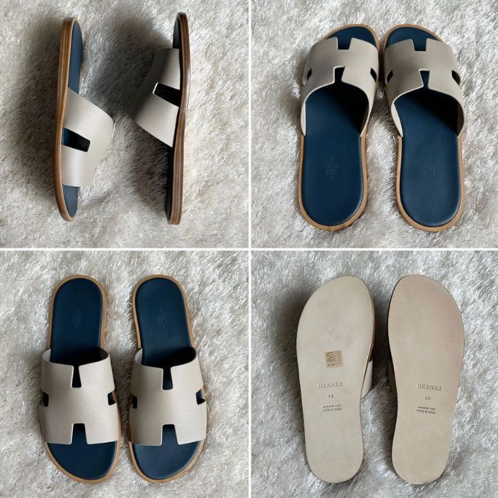爽やか★メンズ レザーサンダル【HERMES】Izmir sandal