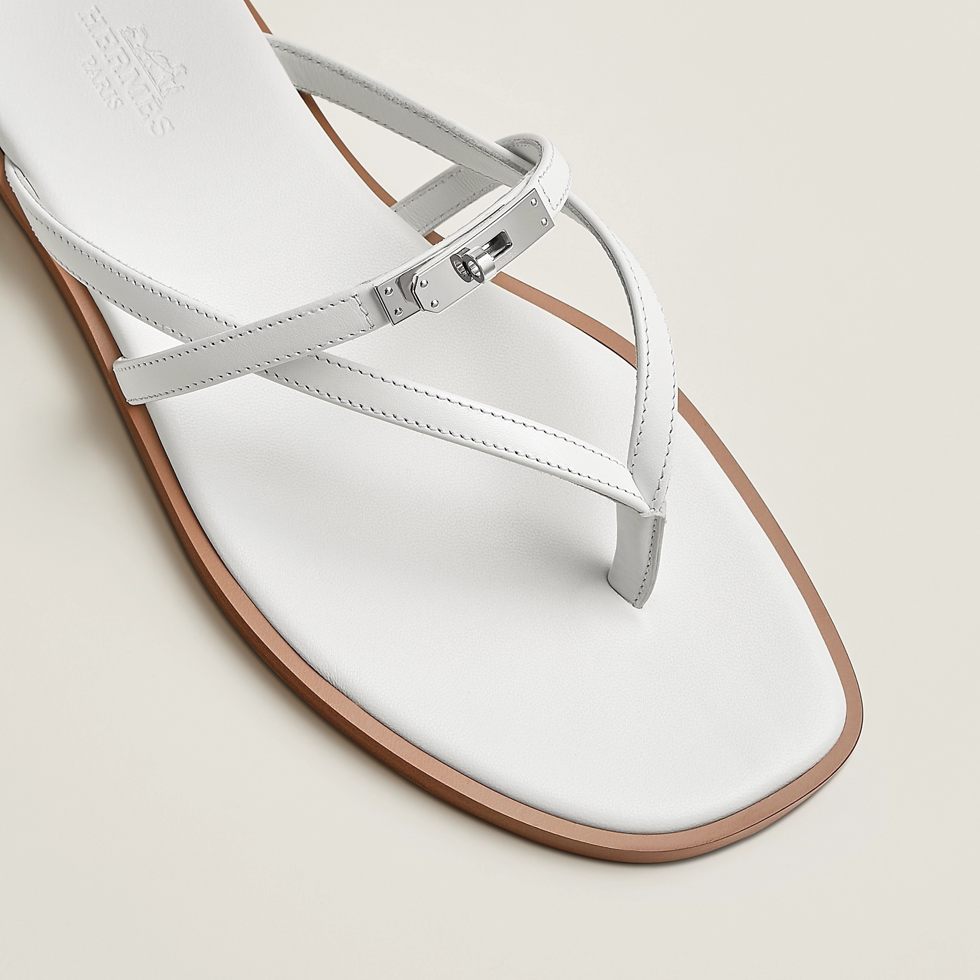 【クロスストラップ×ケリー】HERMES ミスMiss フラットサンダル