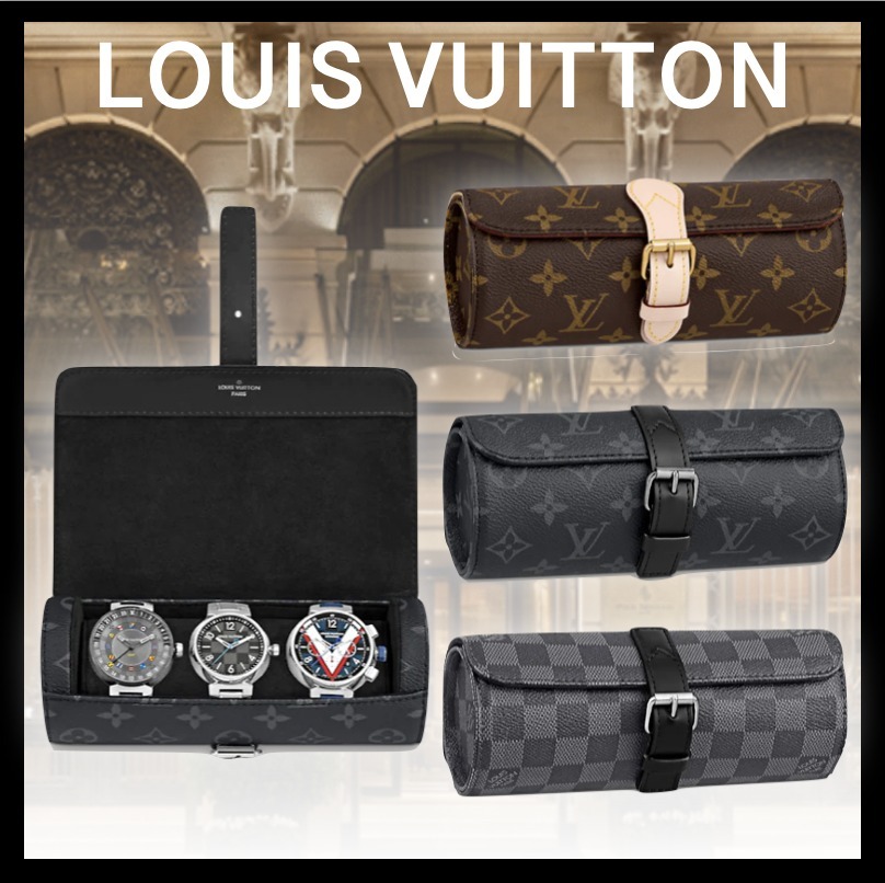 ３色展開【LOUIS VUITTON】エテュイ・3 モントル 腕時計ケース♪ N41137 M47530 M43385