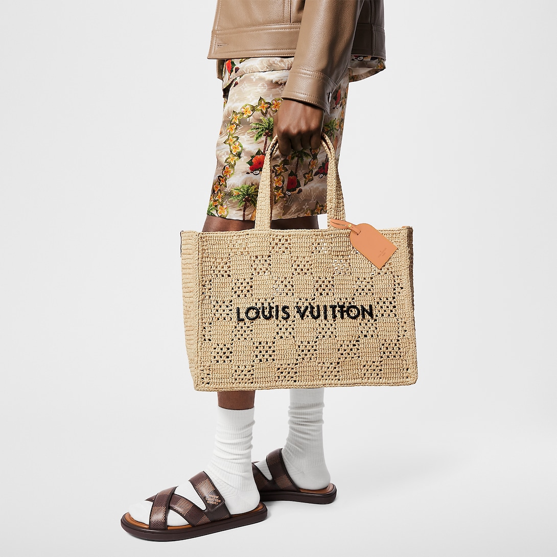 Louis Vuitton-Summer Shopper Tote MM-BRAND OFF