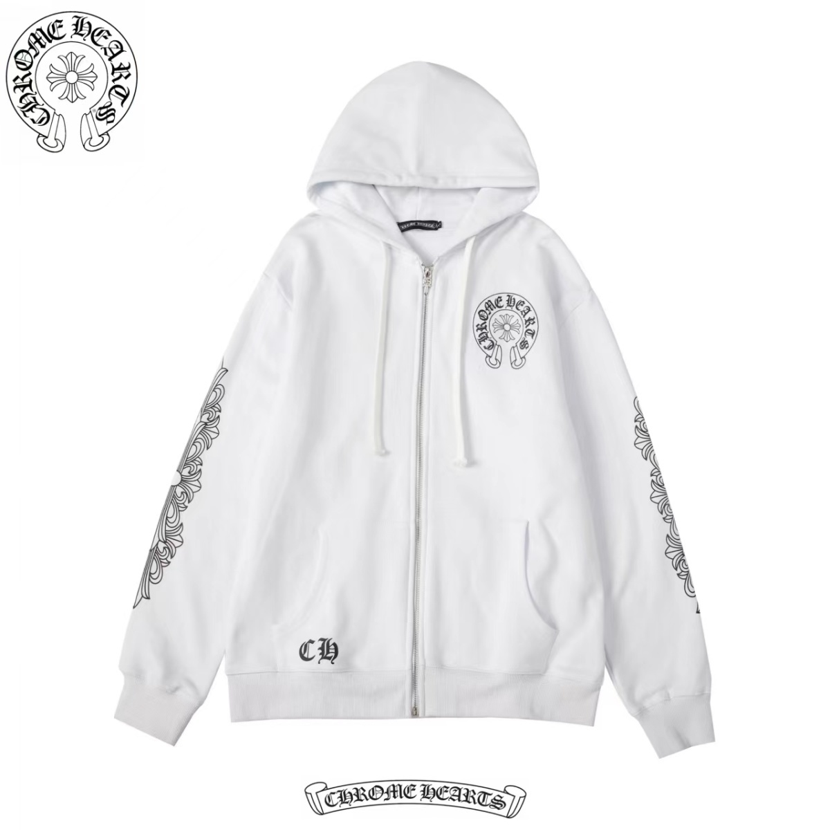 【CHROME HEARTS】クロムハーツ パーカー 男女兼用、ご好評に付き再入荷！-BRAND OFF