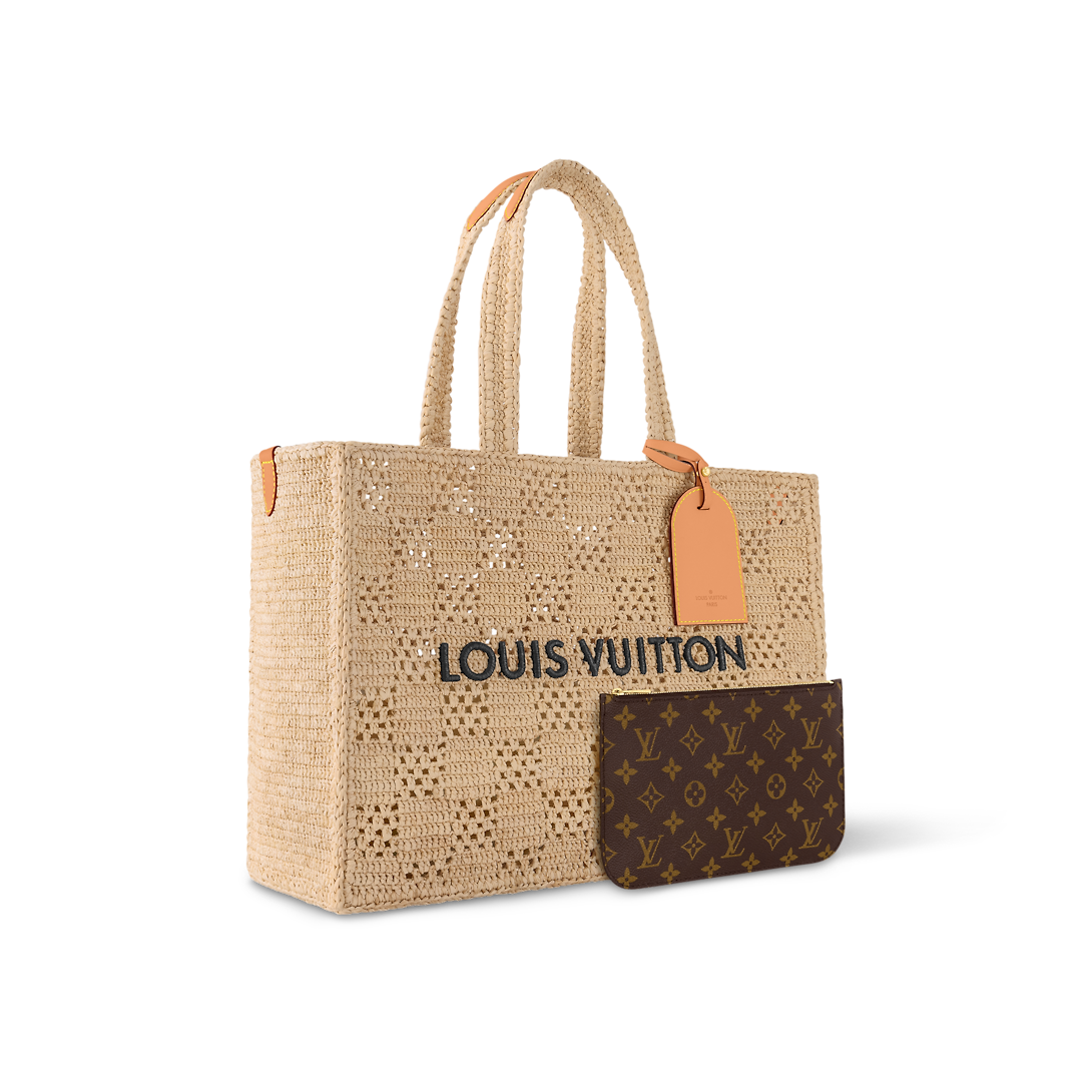 Louis Vuitton-Summer Shopper Tote MM-BRAND OFF