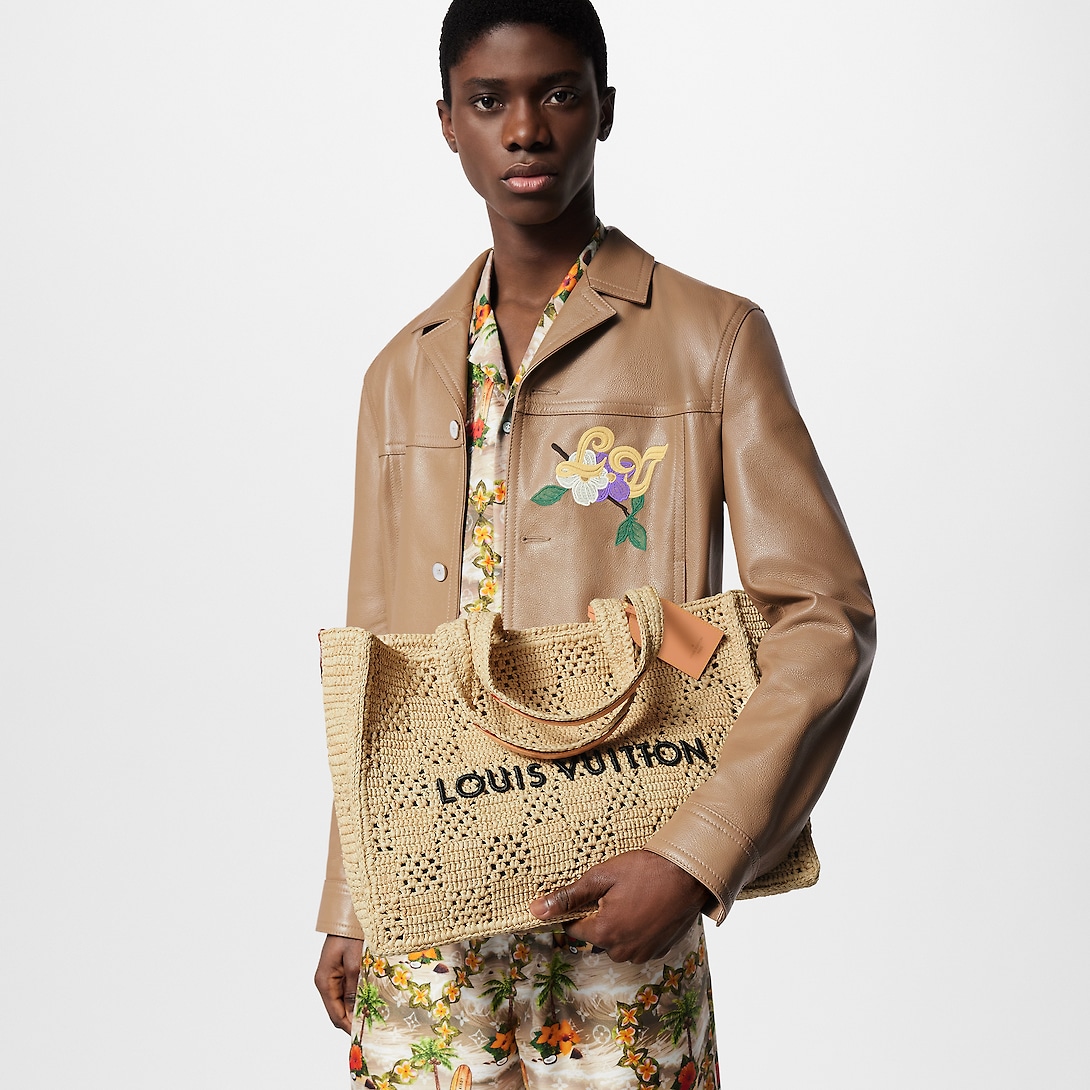 Louis Vuitton-Summer Shopper Tote MM-BRAND OFF