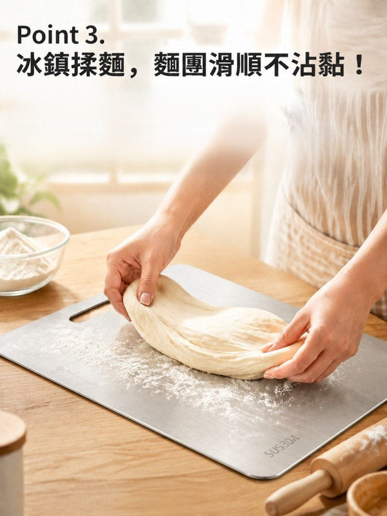德國SUS304不鏽鋼防滑加厚抗菌菜板