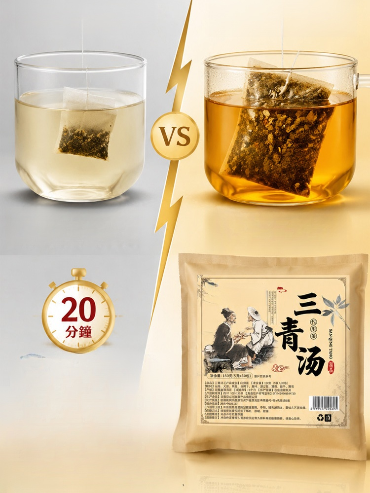 【血管清道夫】苗氏三青茶
