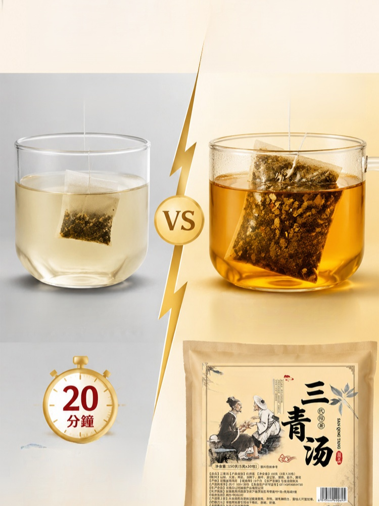 【血管清道夫】苗氏三青茶
