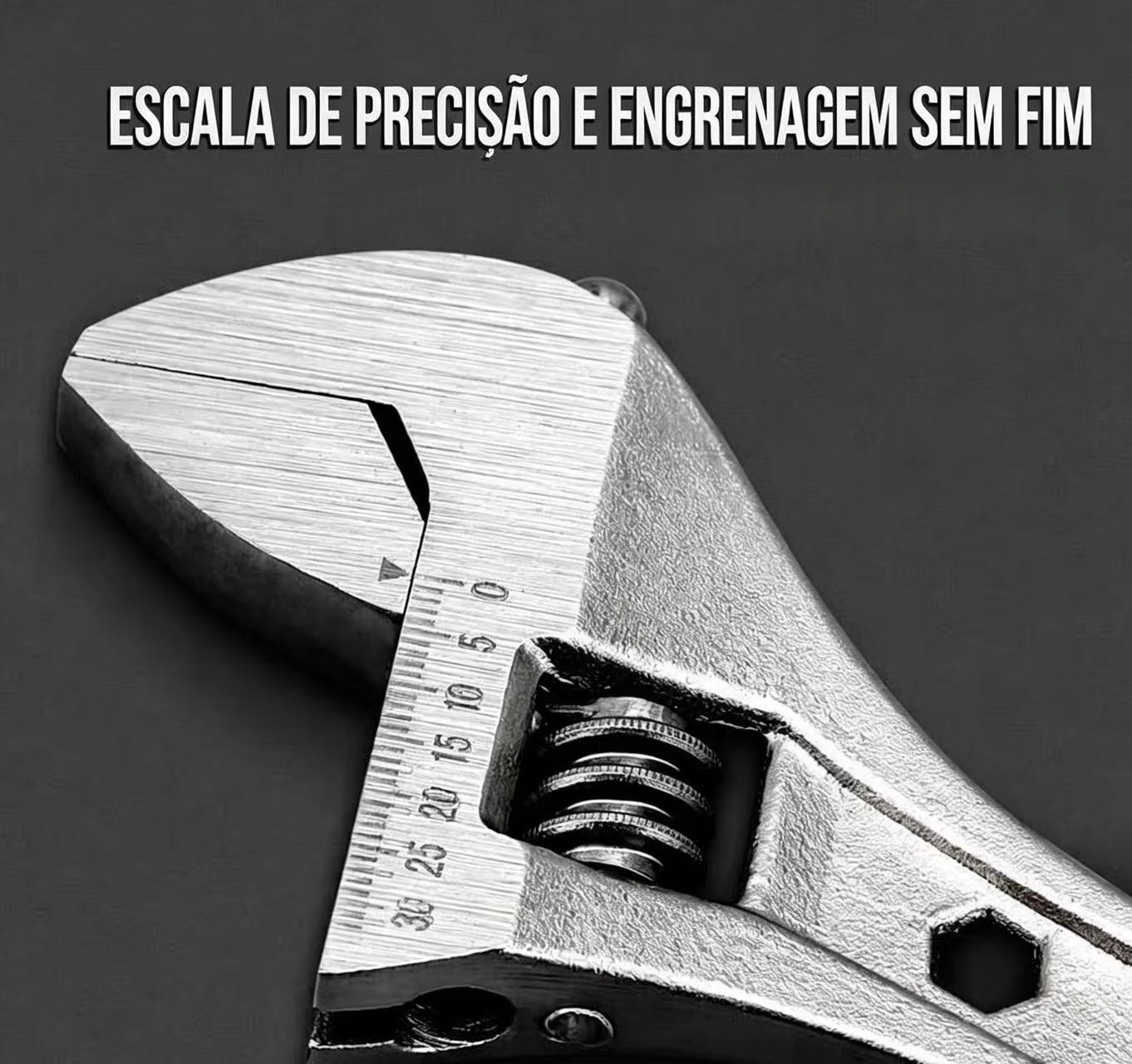 Conjunto de chave de fenda multifuncional pesada, ajustável de 6 a 12 polegadas, com cabo em TPR, para reparação de tubulações e máquinas