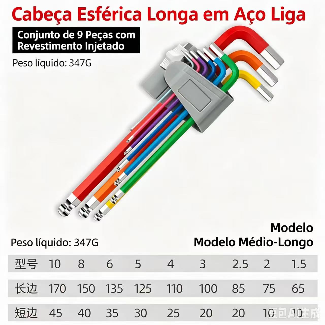 Chave de fenda colorida dobrável portátil