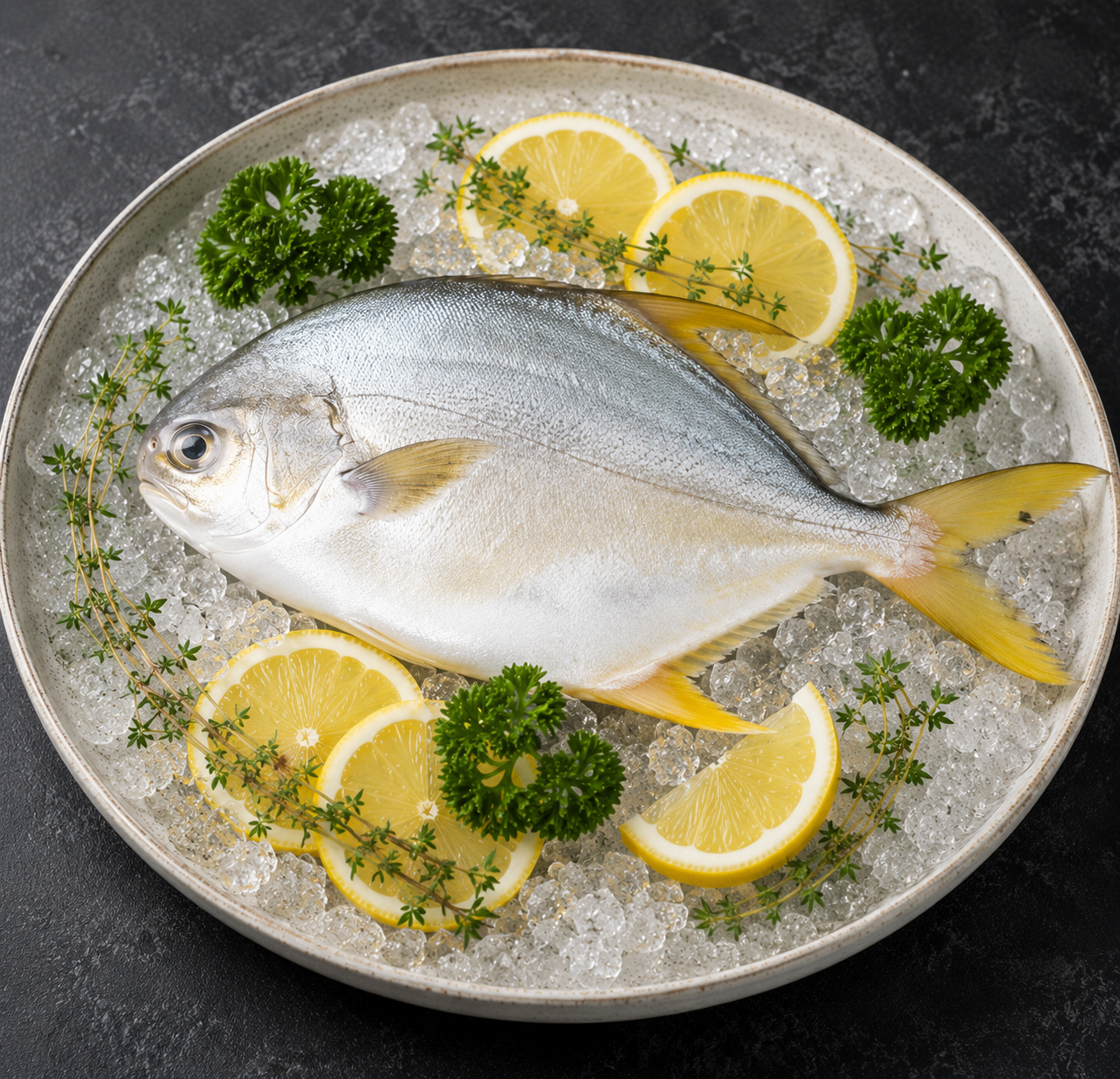 Fresh Golden Pomfret