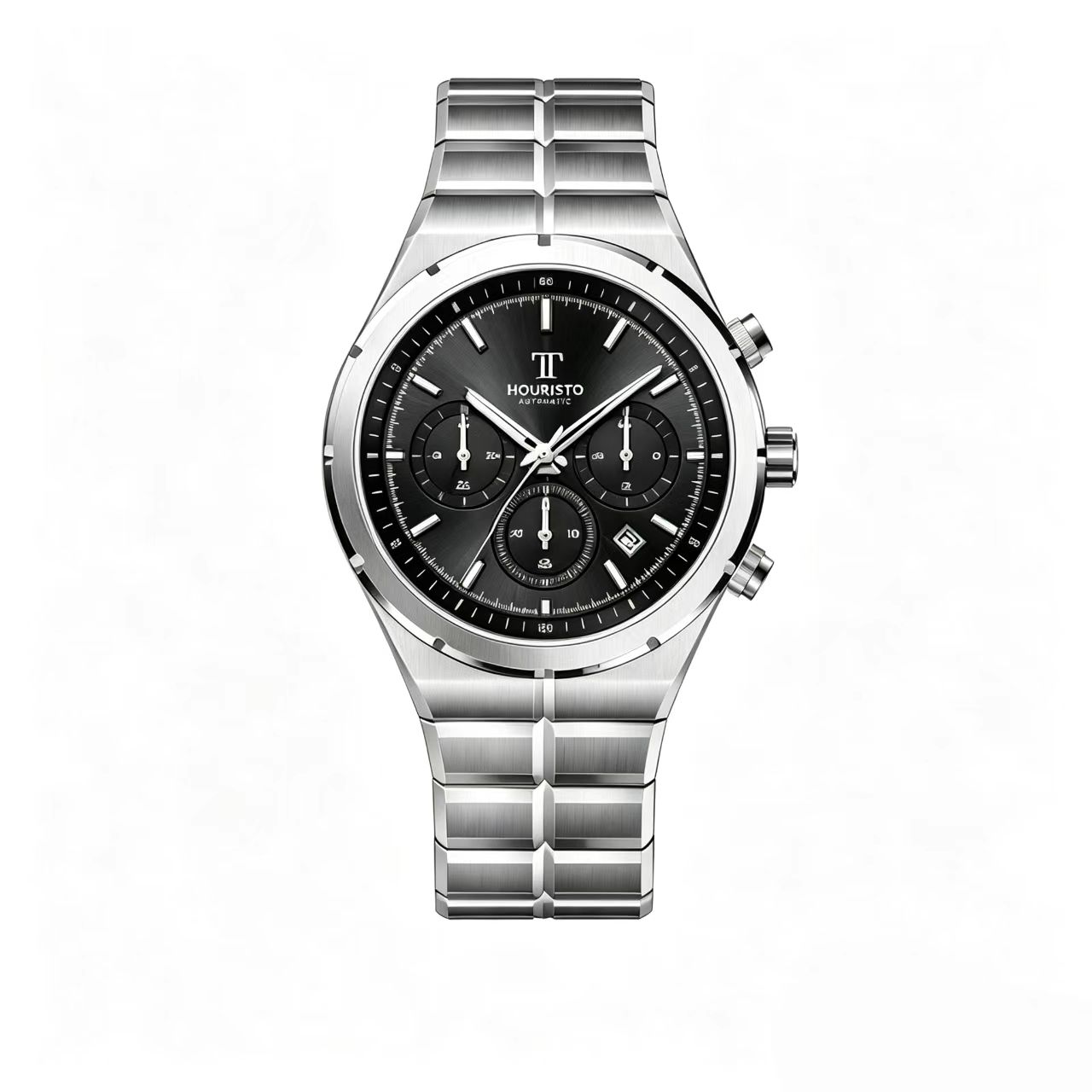 GELATU New High-End Stainless Steel Strap Quartz Men's Watch - Multifunctional Business Waterproof Luminous Watch-Fashion Watches Everyday Carry