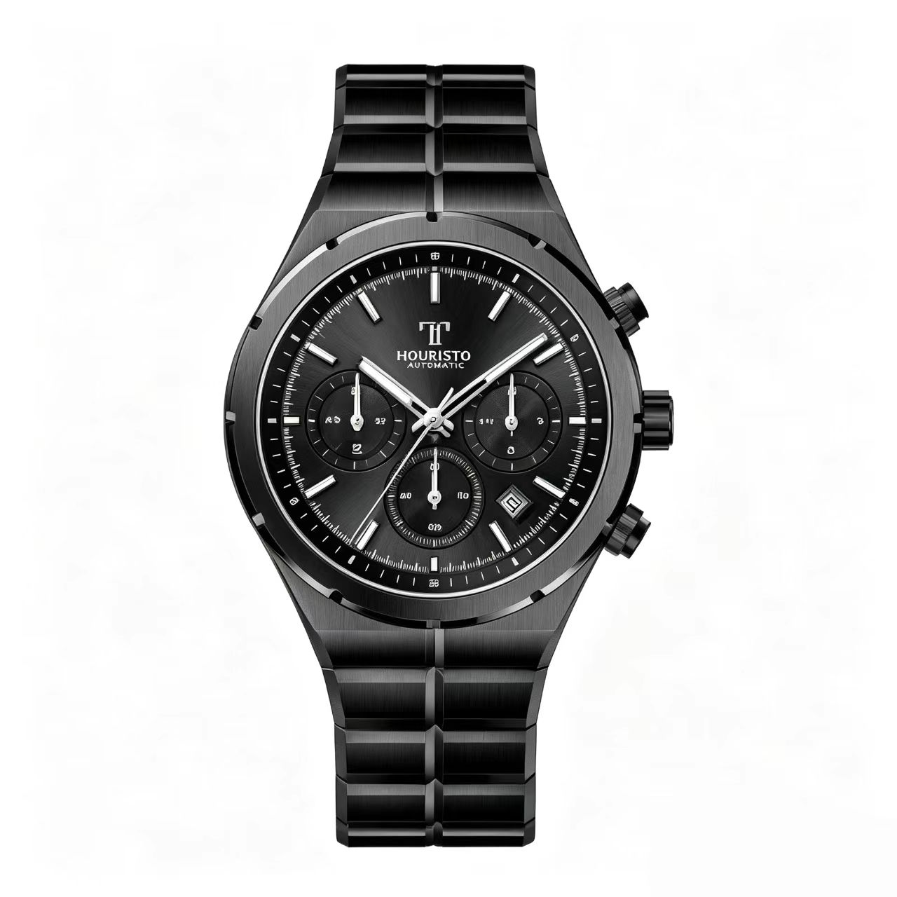 GELATU New High-End Stainless Steel Strap Quartz Men's Watch - Multifunctional Business Waterproof Luminous Watch-Fashion Watches Everyday Carry