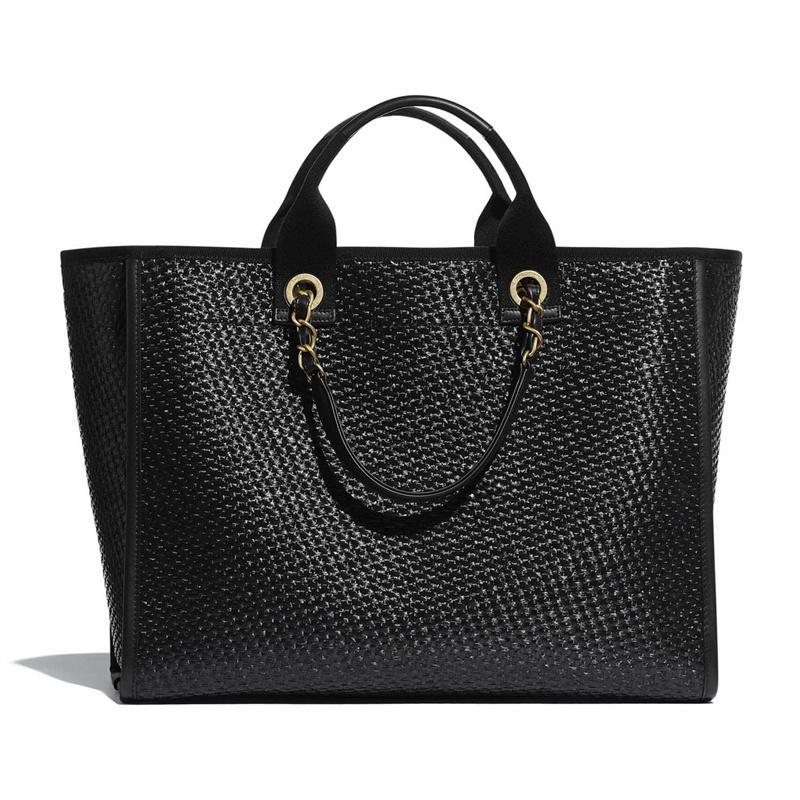 【Chanel】バッグ 限定 CC ロゴ トート ショルダー ドーヴィル