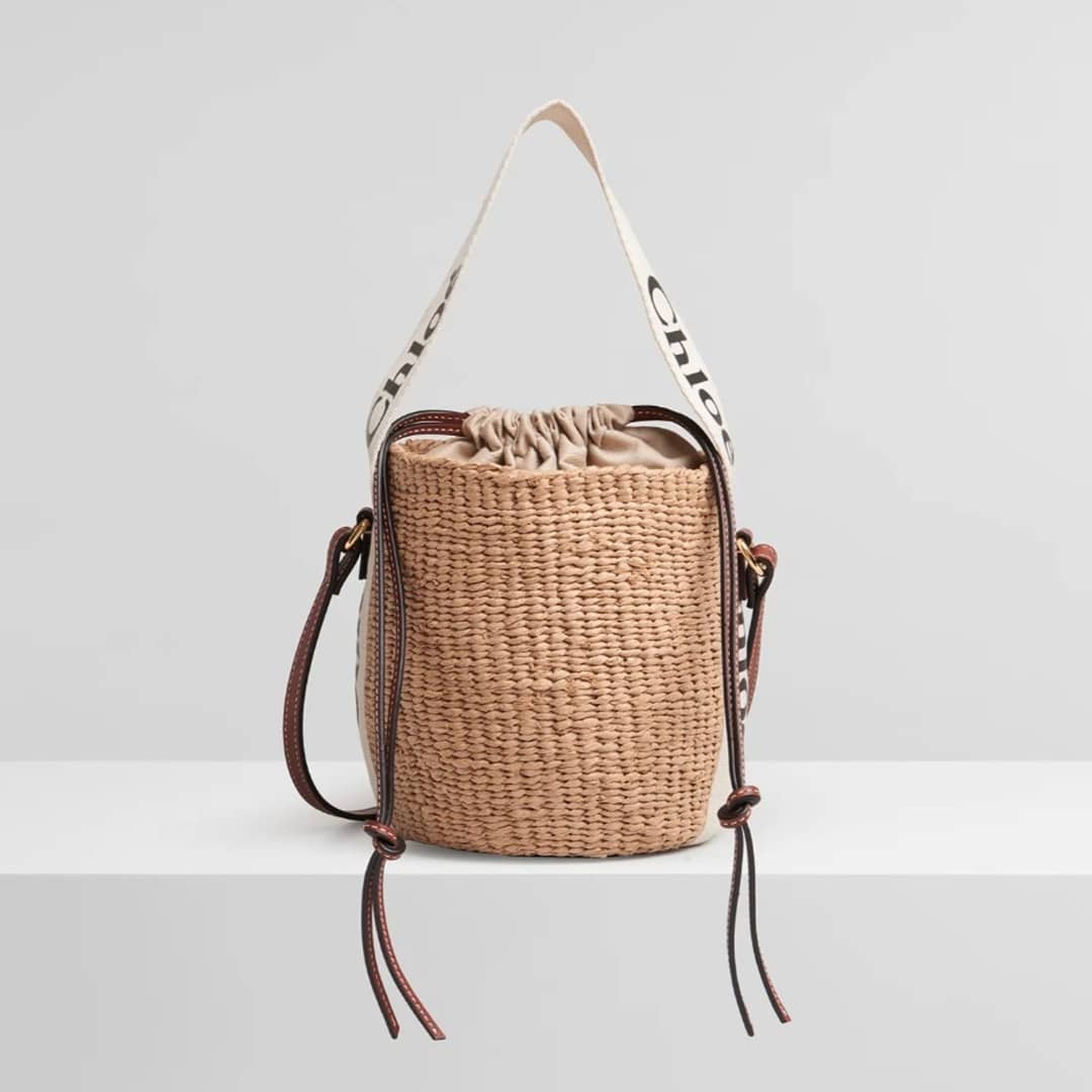 【Chloe】夏大活躍！即発！フェアトレード Woody かご バッグ