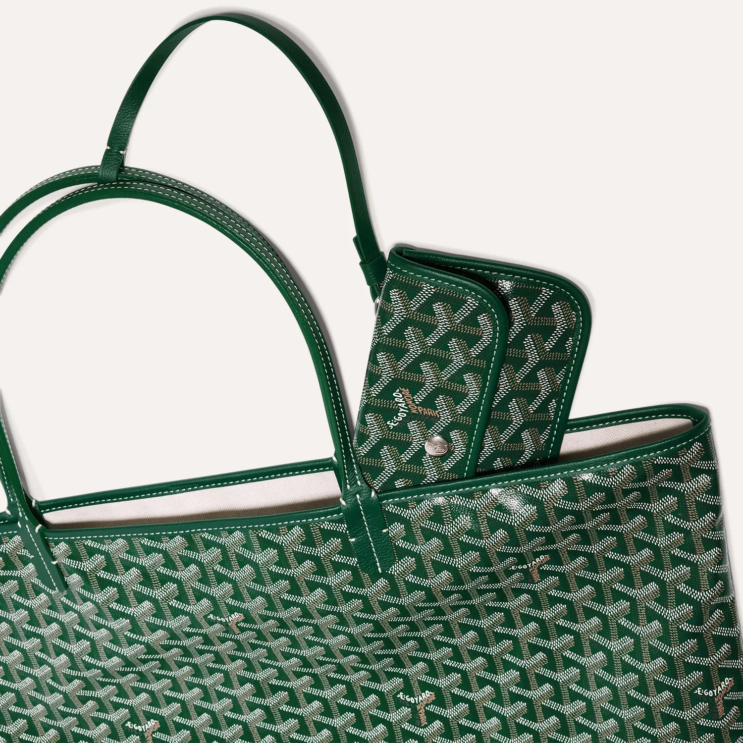 【Goyard】サン・ルイGM バッグ（グリーン）