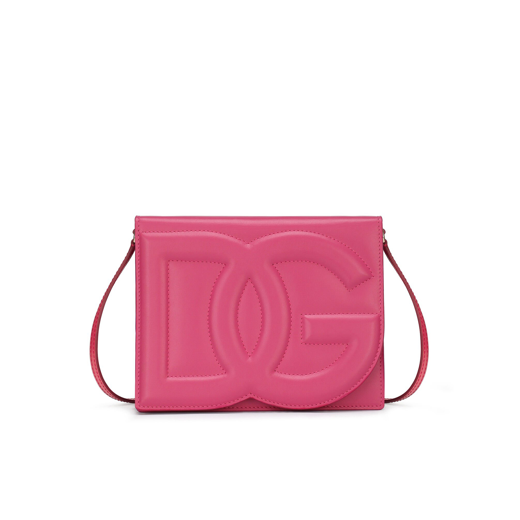 【Dolce & Gabbana】雑誌発行しました！ DGロゴカーフスキンクロスボディバッグが登場★特急配送無料💓日本でも人気急上昇中↑↑↑常に在庫切れ！ ！