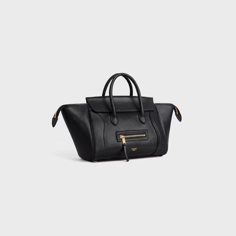 CELINE ミディアムバッグ 上質カーフスキンで仕上げた大人の定番アイテム