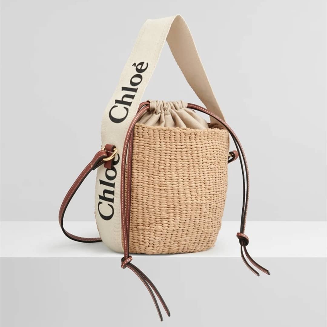 【Chloe】夏大活躍！即発！フェアトレード Woody かご バッグ