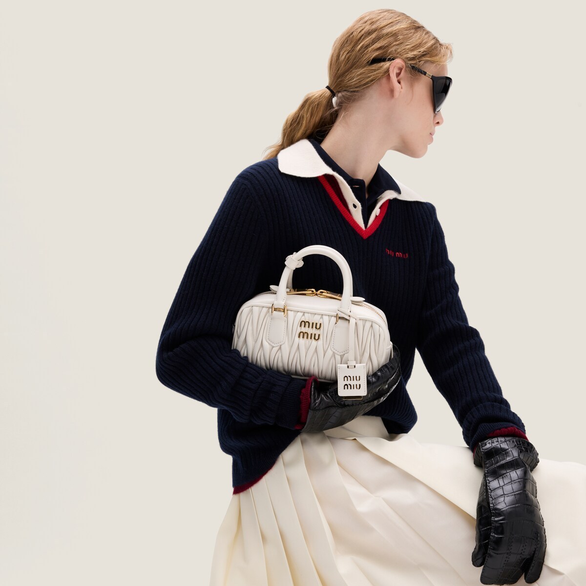 MIUMIU アルカディ マテラッセレザー バッグ