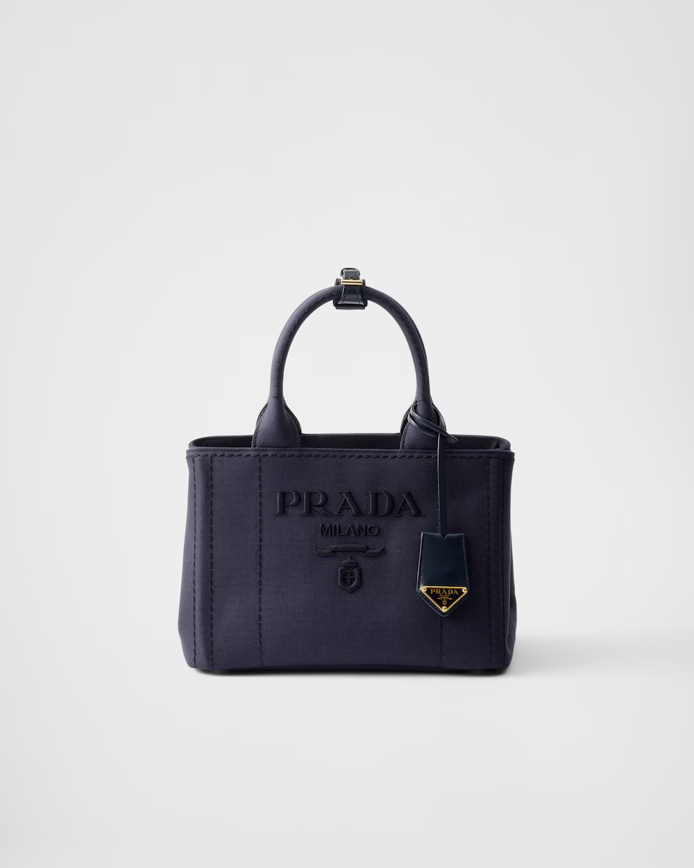 【今季注目★】PRADAスモール コットンキャンバス ハンドバッグ