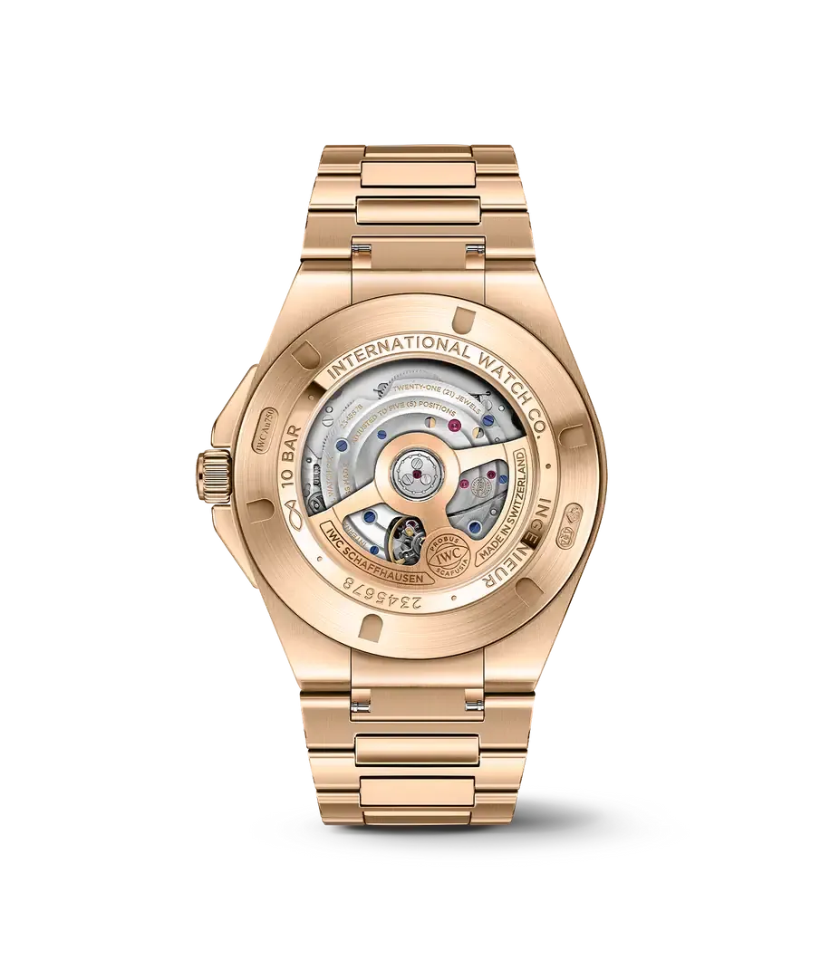 IWCインヂュニア・オートマティック 40、40 mm、18Kレッドゴールド、モデルIW328702