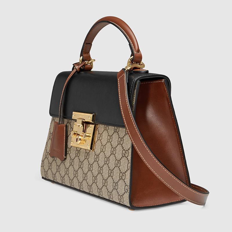 【Gucci】パドロック GGスプリーム ハンドルバッグ