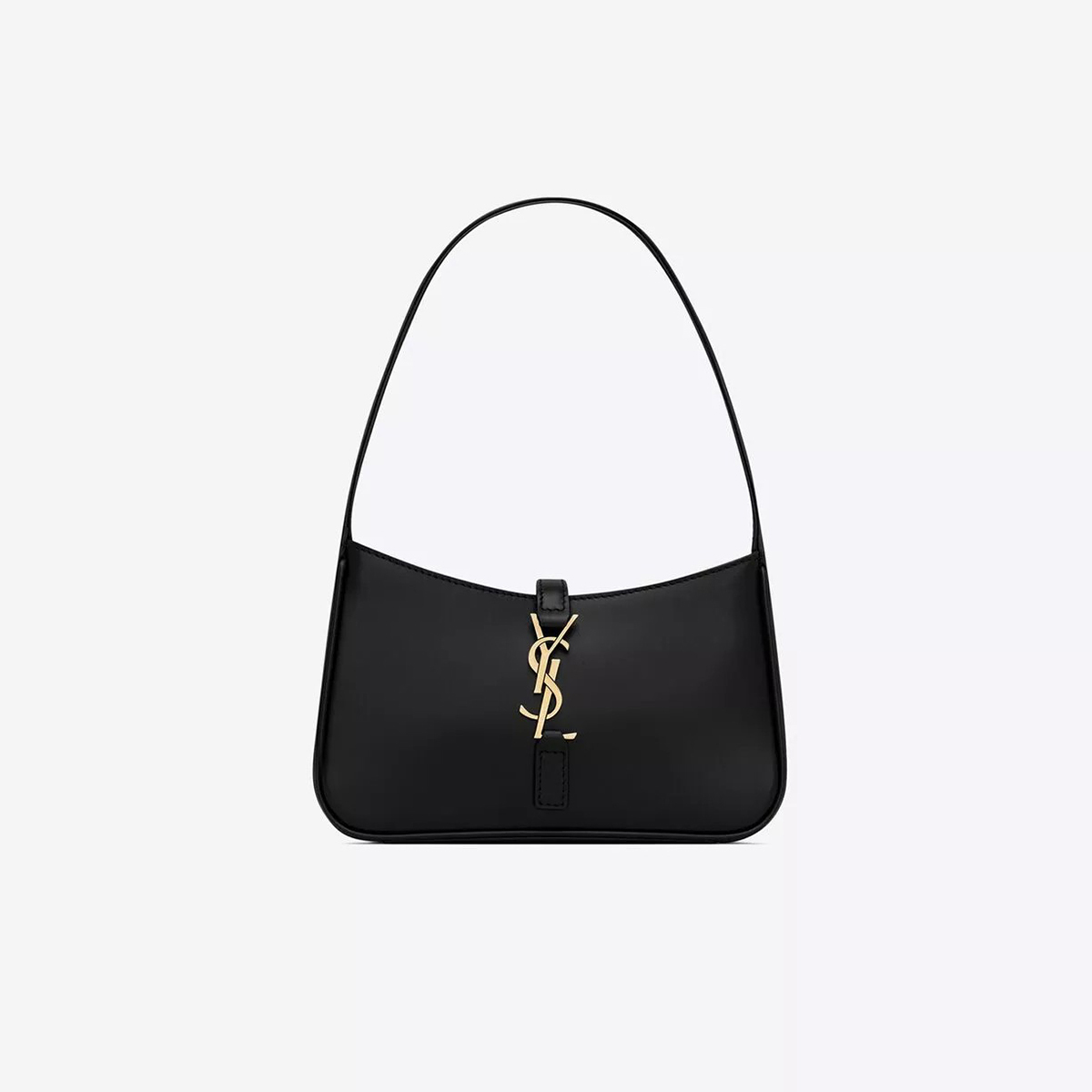 【雑誌掲載】関税込/国内発送、最旬♪Saint Laurent LE5 A7 ロゴミニ ホーボー ショルダーバッグ