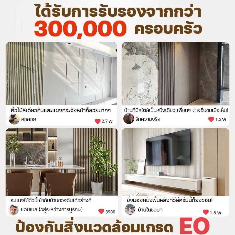 ไม่หนัก แต่ทนกว่าไม้เนื้อแข็ง ระแนงไม้เทียม WPC ยาว1/2/3เมตร กว้าง16/17 มิล แบบลอนเหลี่ยม ผนังตกแต่ง3D ไม้ระแนงเทียม