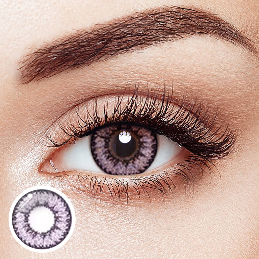Hydrogel Purple - 2 Lenses - Half Yearly