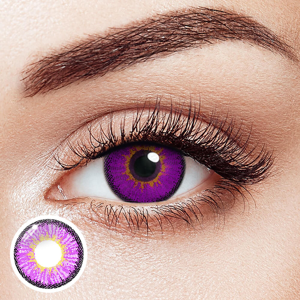 [Cosplay] ICE Snow Purple - 2 Lenses - Half Year