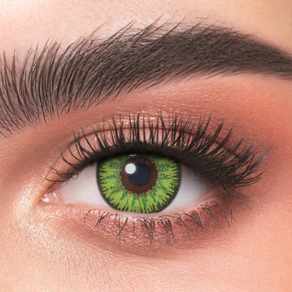 Vika Tricolor Green - 2 Lenses - Half Yearly