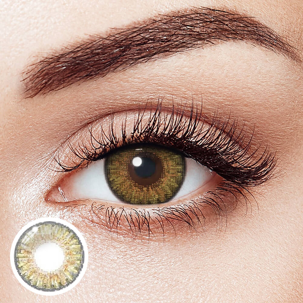 Three Tone Pure Hazel - 2 Lenses - Half Yearly