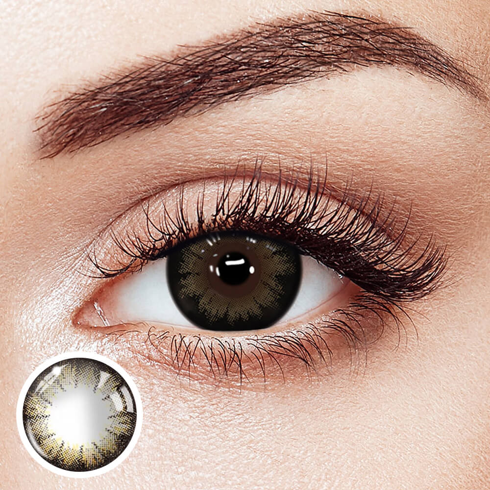Water Drop Brown - 2 Lenses - Half Yearly