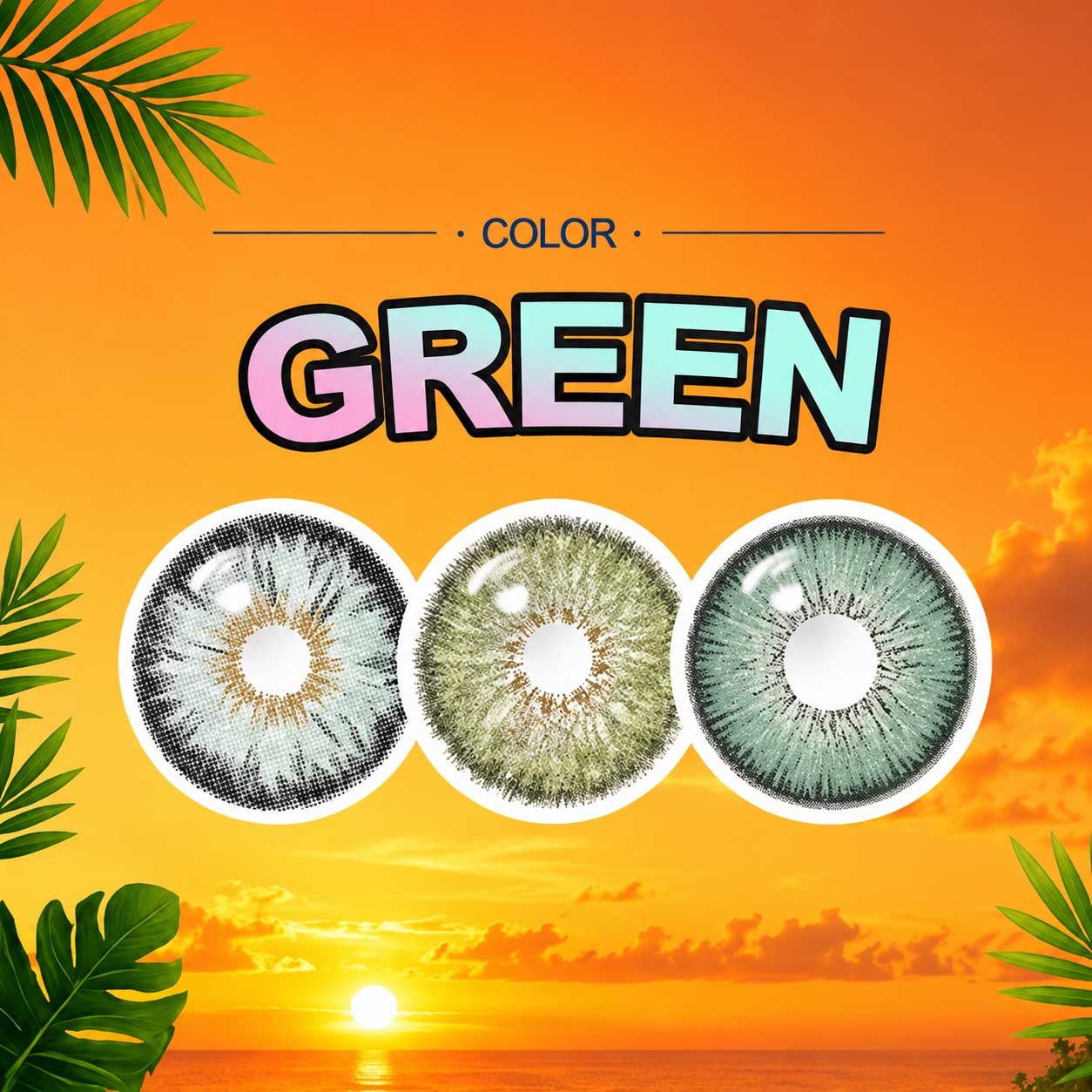 Green Color Contact Lenses