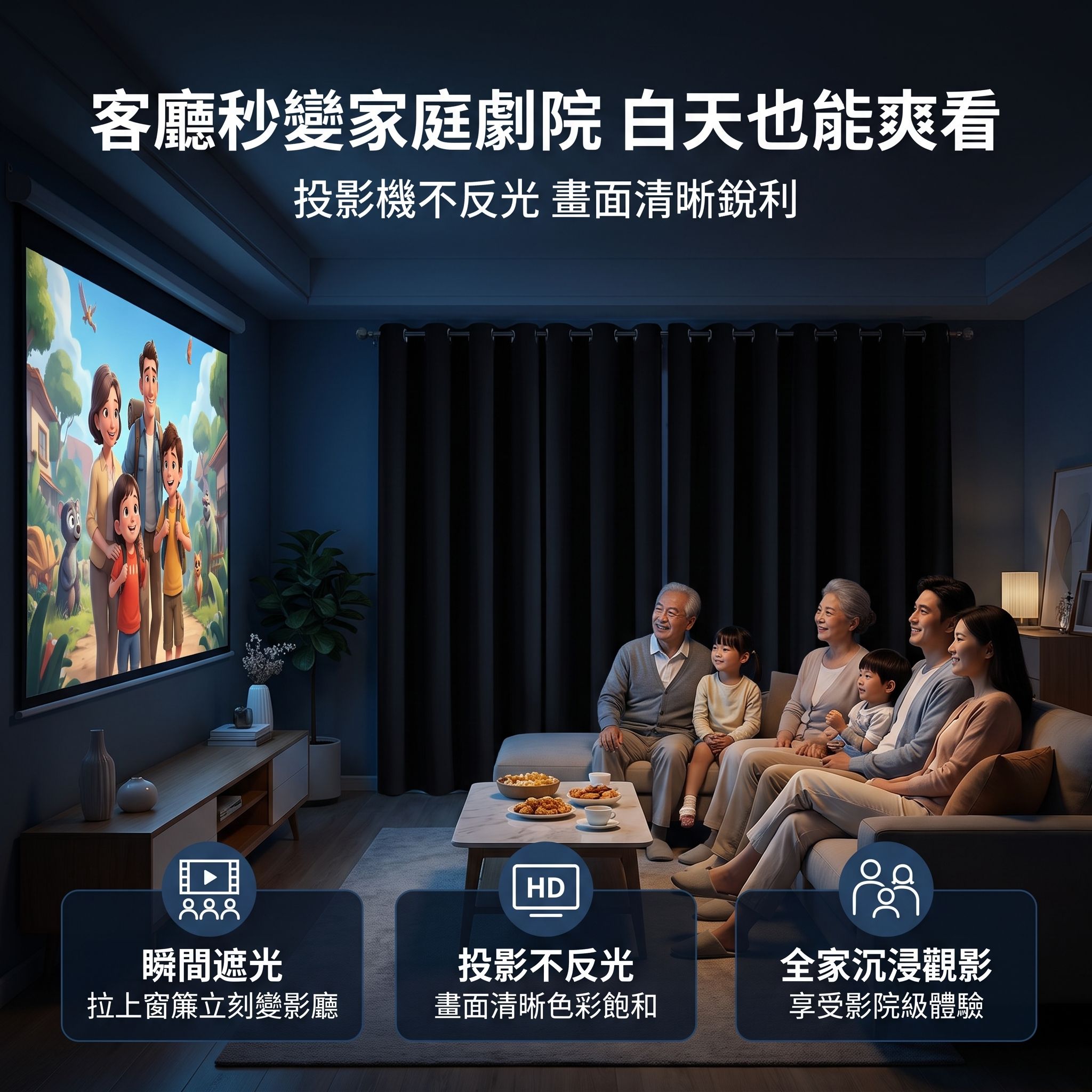 春亞紡全遮光隔熱窗簾成品窗簾