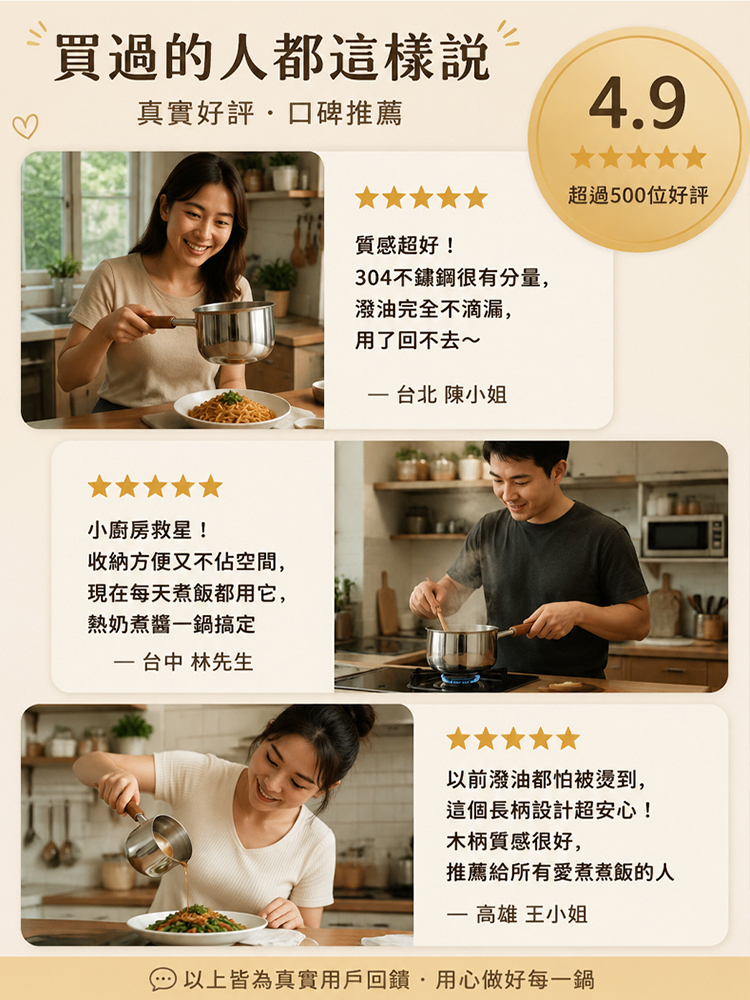 家用不銹鋼油潑鍋
