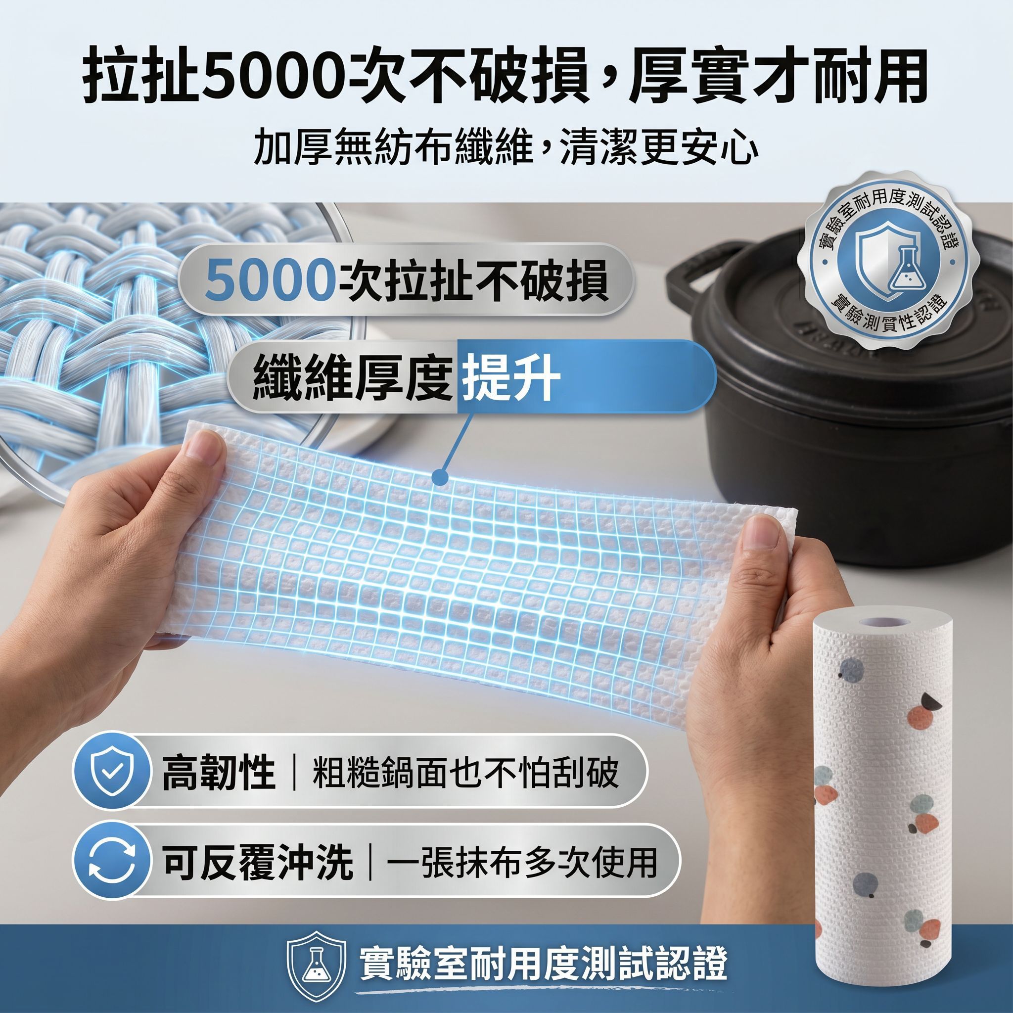 懶人抹布乾濕兩用廚房一次性清潔洗碗巾