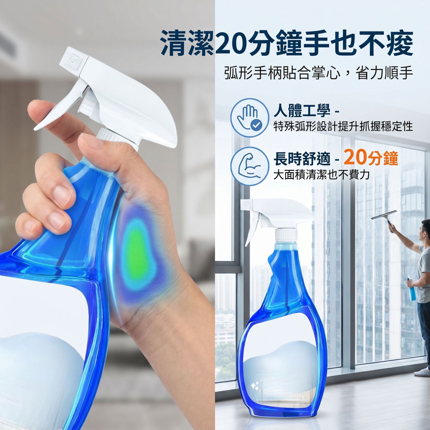 多功能玻璃清潔劑 家用汽車浴室強力去污