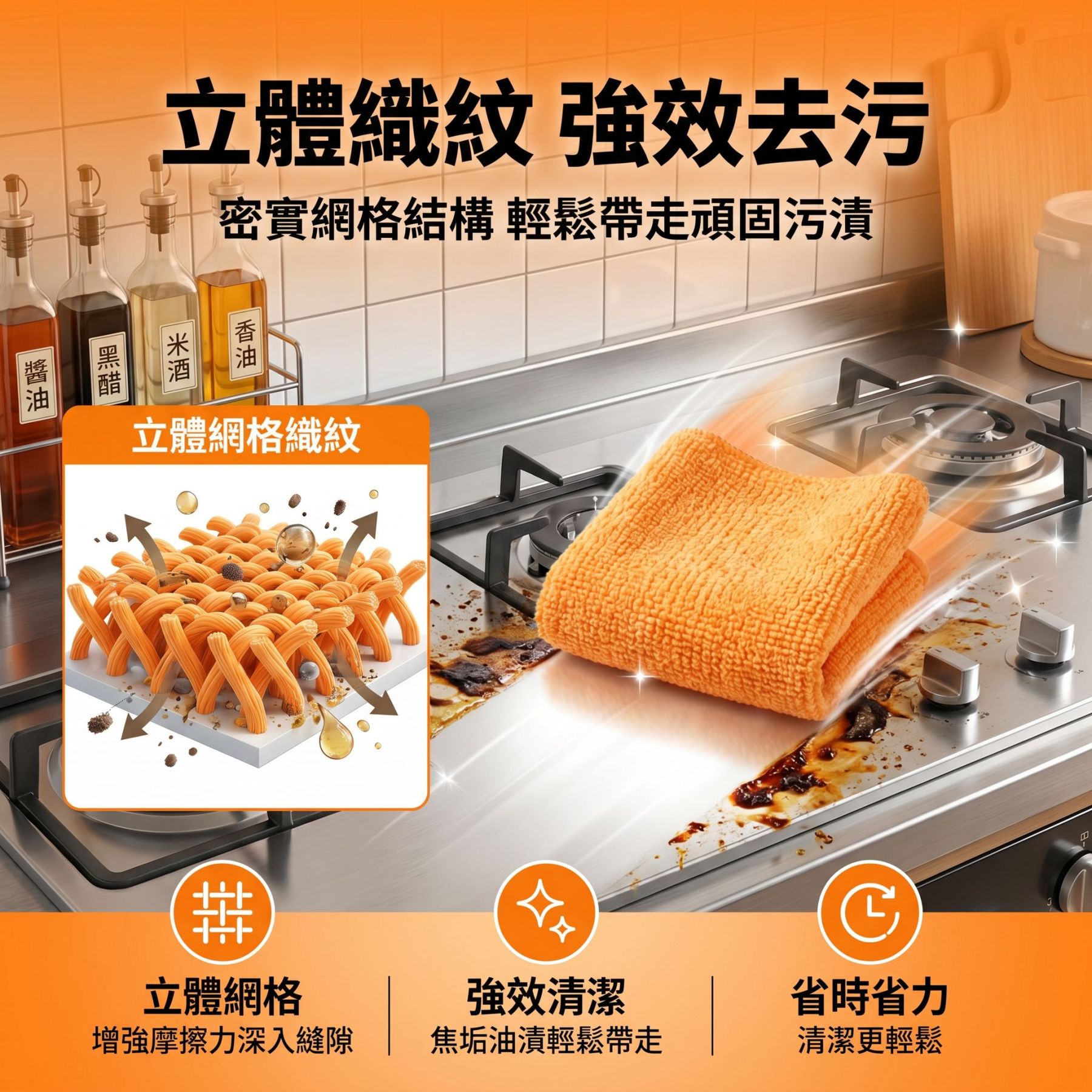 盒裝家用加厚抽取式抹布 吸水乾濕兩用超細纖洗碗抹布