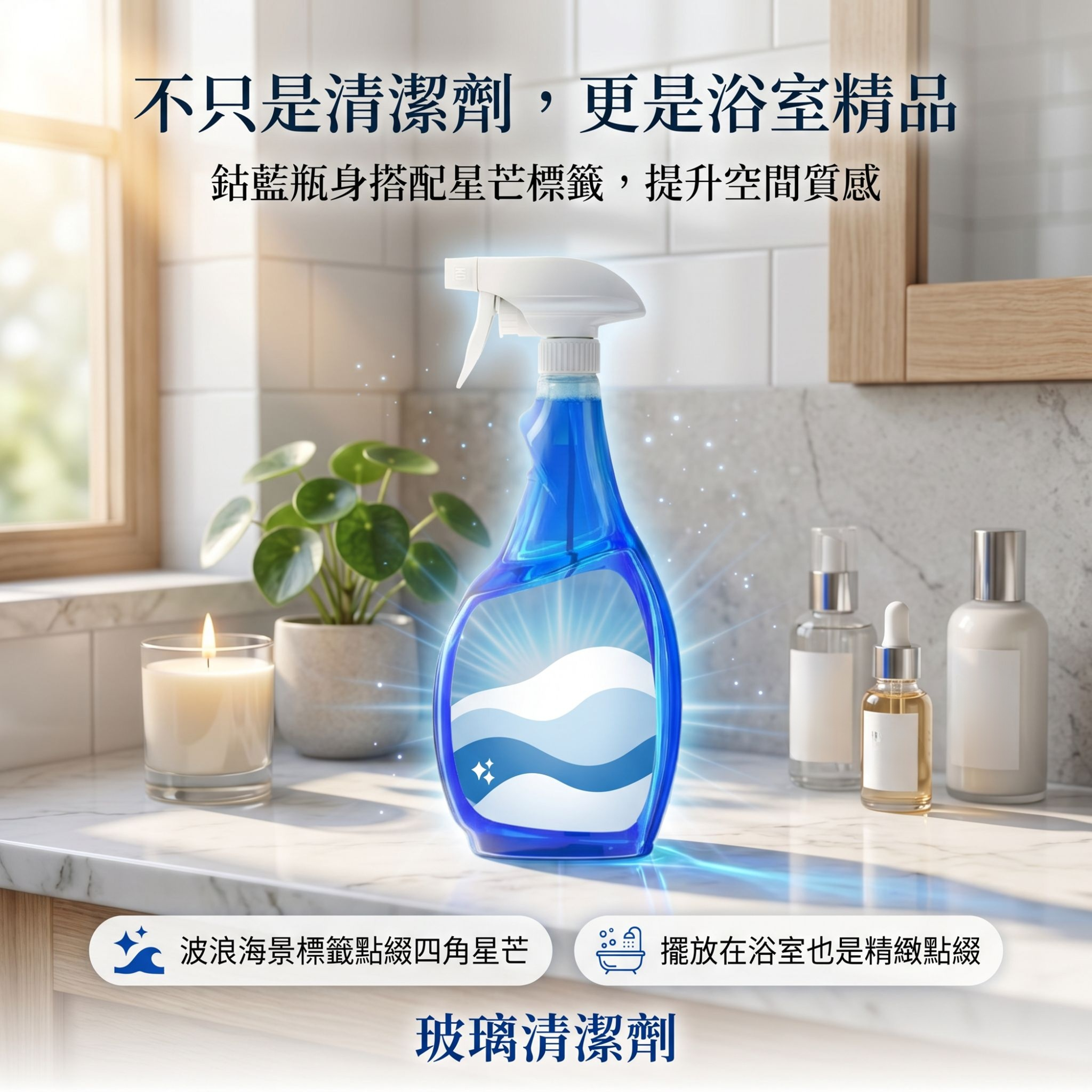多功能玻璃清潔劑 家用汽車浴室強力去污