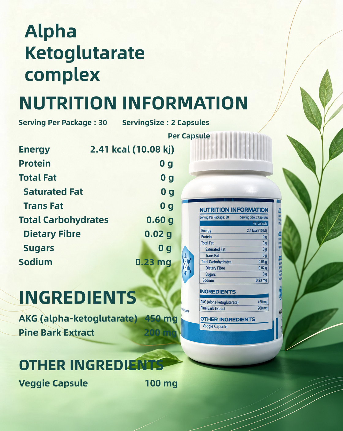 Alpha Ketoglutarate complex